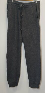 Buckmason mens large wool cashmere sweater pants gray sweatpants